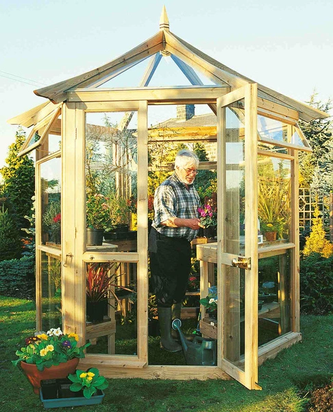 Victorian Gewächshaus Medium (h289 x 240 x 208 cm)