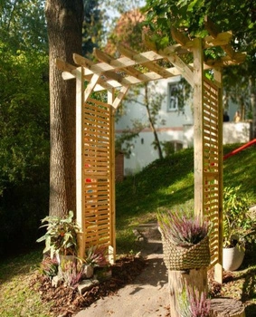 Henley Arch XL Zeitgenössische Pergola h229x119x268cm