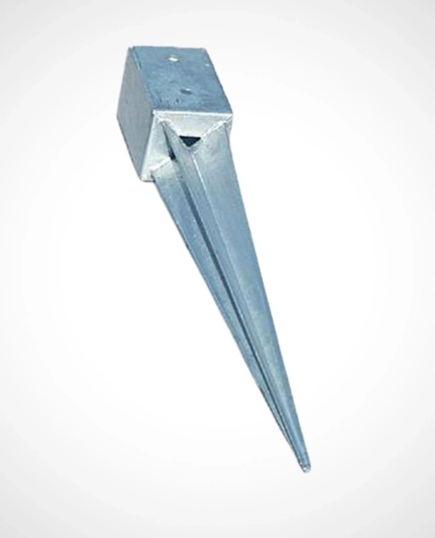 Metal Post Holder (Spike) 7 x 7 x 75 cm