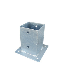 Metal Post Holder for Concrete 7 x 7 x 15 cm