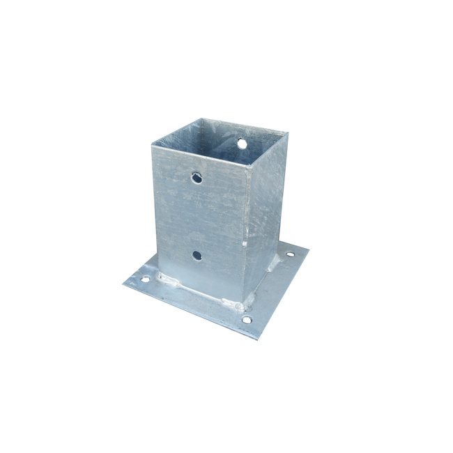 Metal Post Holder for Concrete 7 x 7 x 15 cm