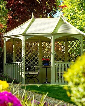 Gazebo Ottagonale Winchester Grande (h 310 x 365 x 270 cm)