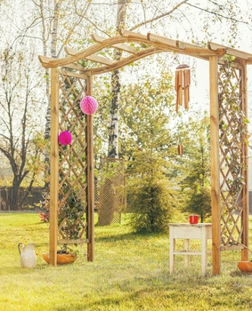 Pergola Dover z łukiem omega