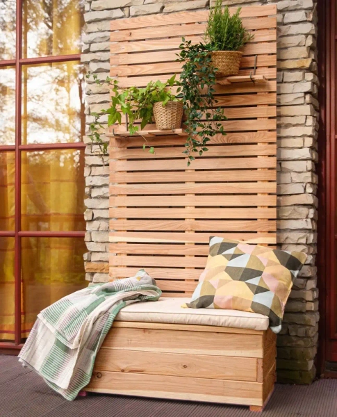 Jardinera Rene (Larix con solapa) h180x90x46