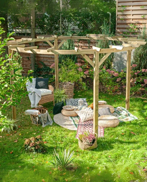 Pergola Moon Gate