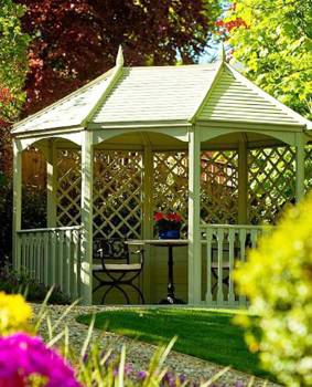 Gazebo Ottagonale Winchester medio (h 300 x 324 x 240 cm)