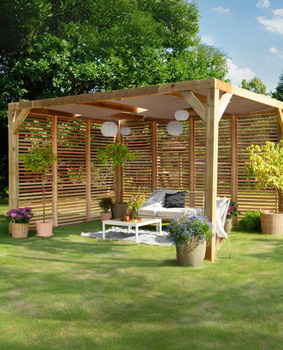 Pergola traditionnelle en bois Henley