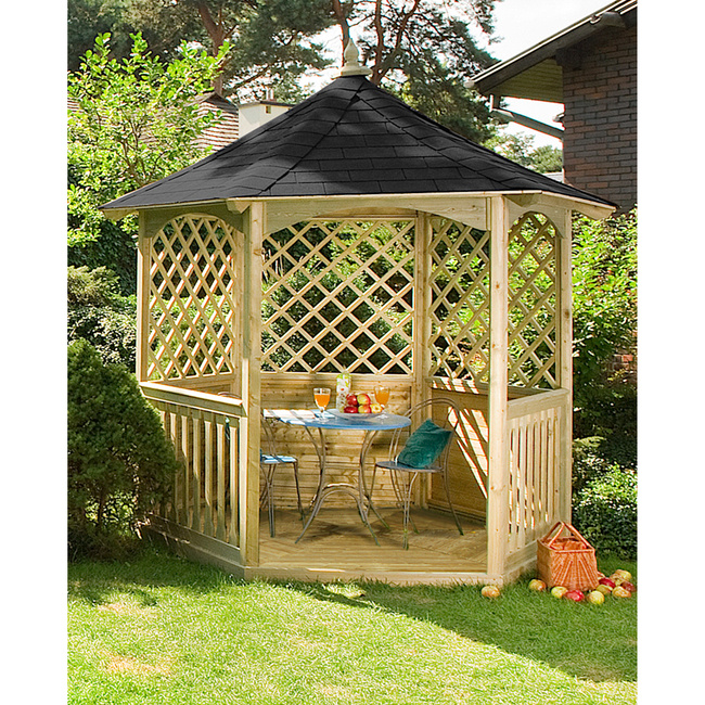 Gazebo Esagonale Winchester Medio (h289 x 240 x 208 cm)