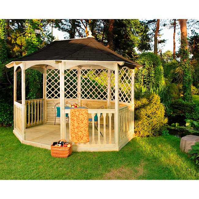 Winchester Pavillon Gazebo mit Dachschindeln Medium