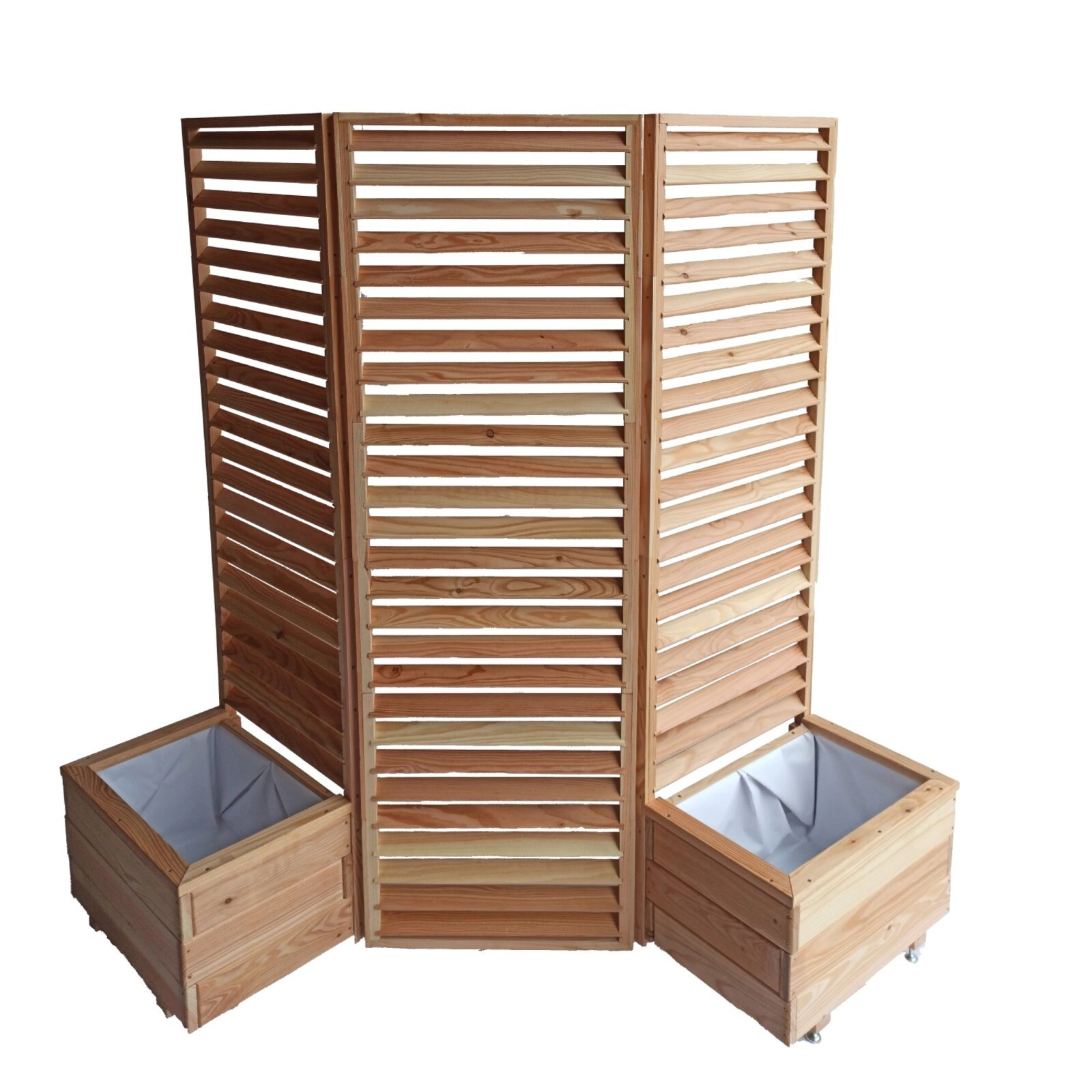 Spanische Wand aus Lärchenholz