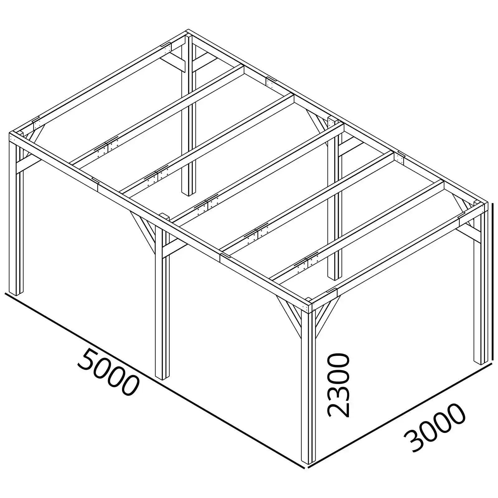 Henley Contemporary Pergola