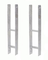 Podstawka metalowa do kantówki na beton 7 x 7 x 15 cm