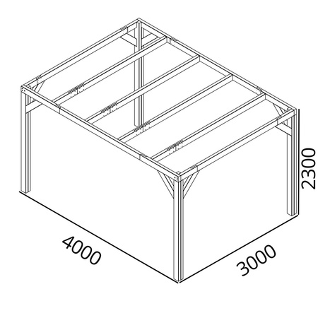 Henley Contemporary Pergola