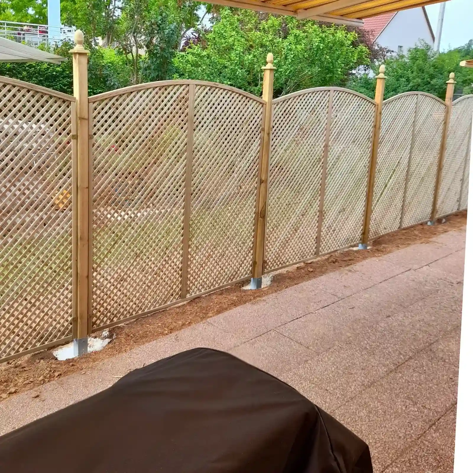 Traliccio Clementine ad arco h163/183/163 x 183 cm