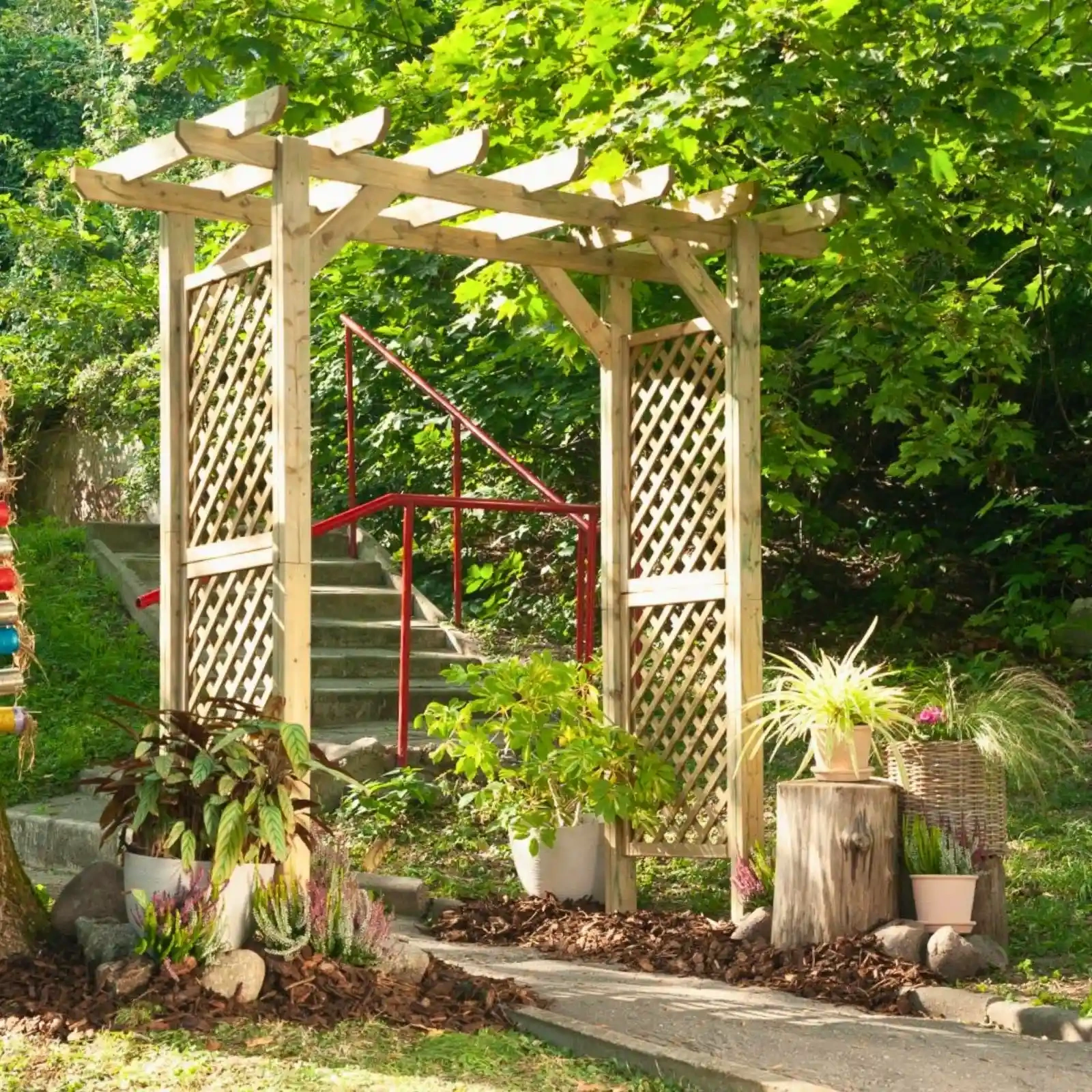 Pergola Henley Bogen XL Klassisch h229x119x268cm