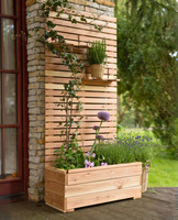 Pot à panneaux en mélèze Larix h120 x 89 x 44