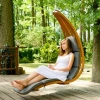 Wave Hanging Lounger h145x168x66 (Dralon / grey)