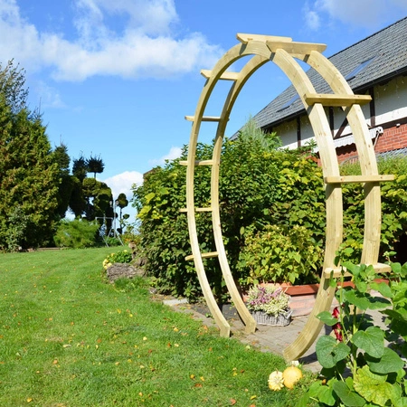 Pergola circolare in legno