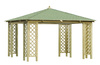 Gazebo Rimini con tetto bitumato (2,96m x 2,96m)