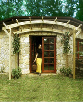 Pergola Modulable avec treillis h255x360