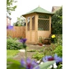 Georgian Gartenlaube mit Dachschindeln Medium (h285 x 240 x 208 cm)