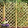 Rankgitter mit Bogen h163/183/163 x 183 cm