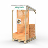 Outdoor Display Pallet Rack - set of 36 Larix planters