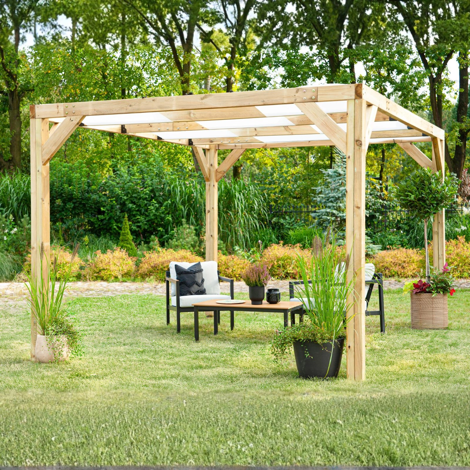 Pergola moderna in legno Henley