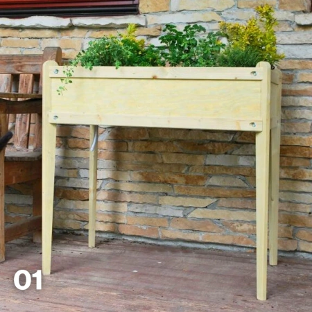 Home Garden Gemüsegarten Fichte und Kiefer h83x40x80cm