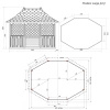 Pavillon Ravel avec bardeaux