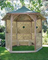 Vivaldi 6-Winkel-Pavillon groß h315 ? 270 cm Clementine Gitter