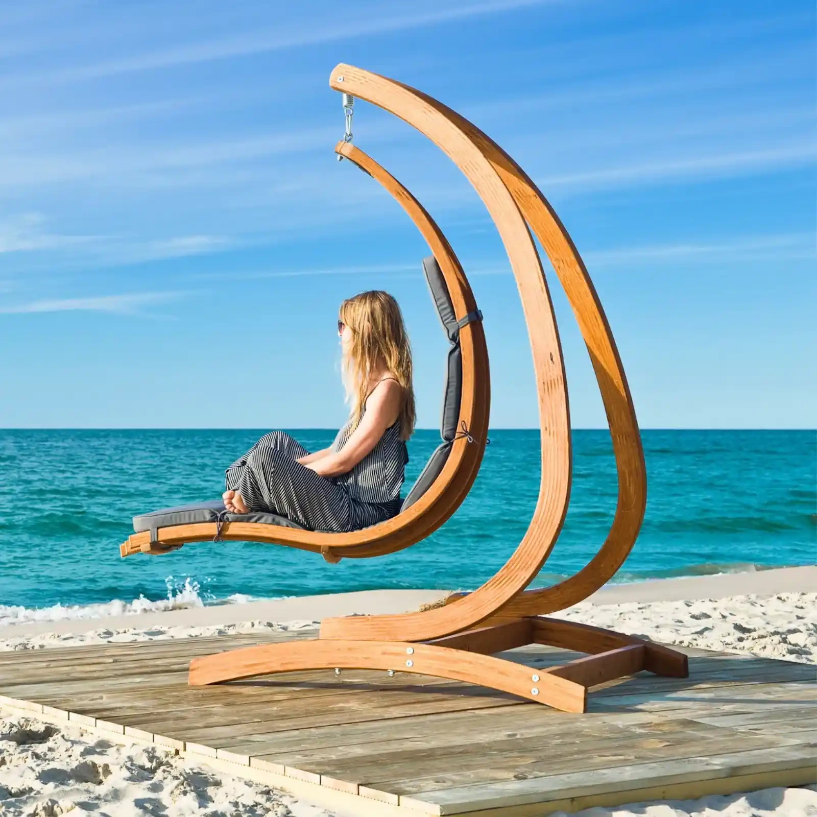 Chaise Vague Dralon / gris