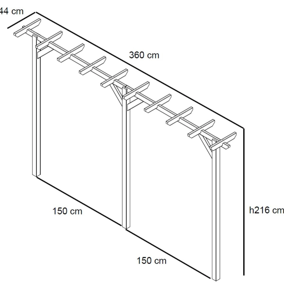 York trellis triple h215x517