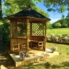 Gazebo Esagonale Winchester con tegole canadesi