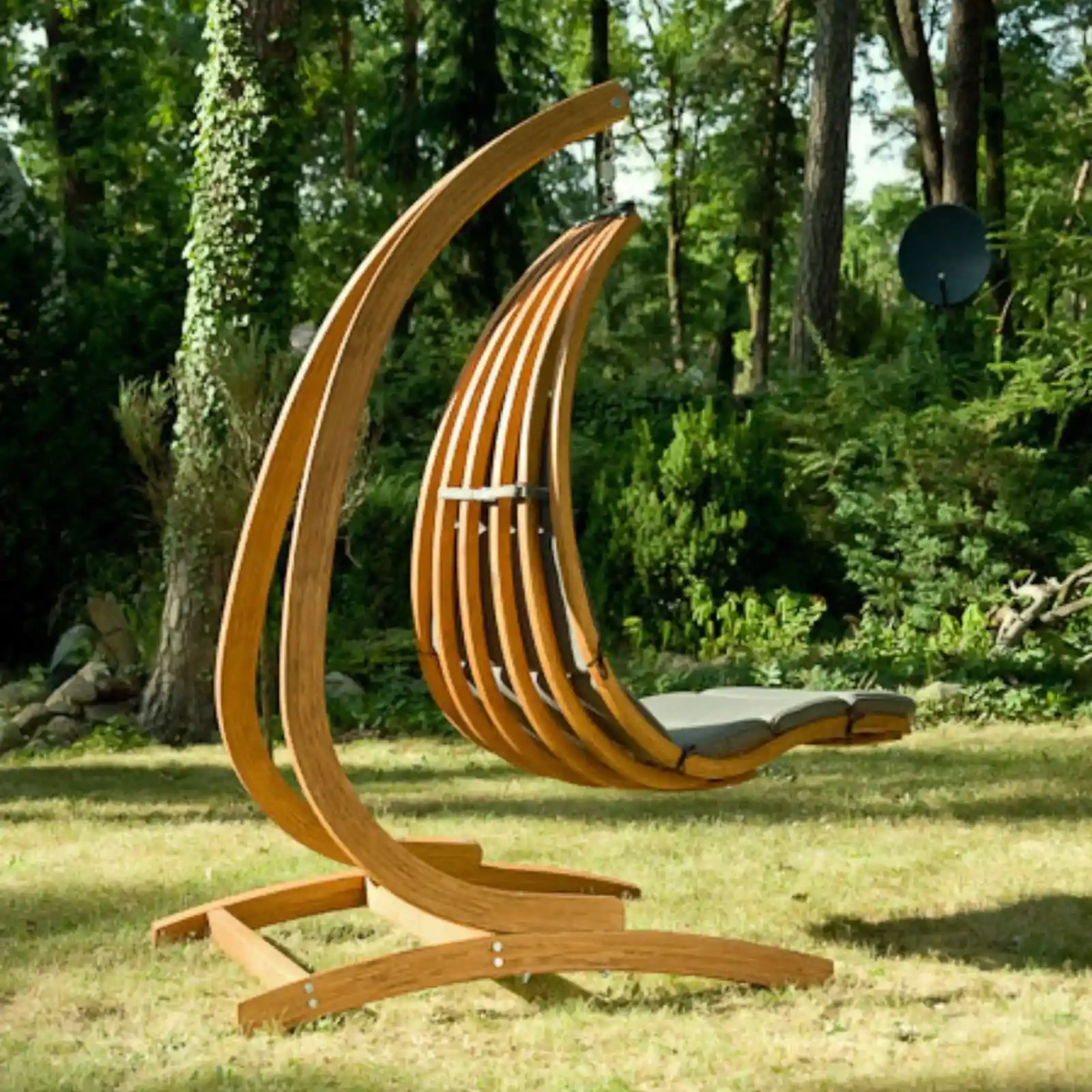 Wave Hanging Lounger h145x168x66 (Dralon / grey)