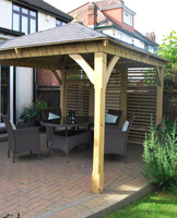 Gazebo Cotswold Con Pannello Veneziano h296 x 298 x 298 cm