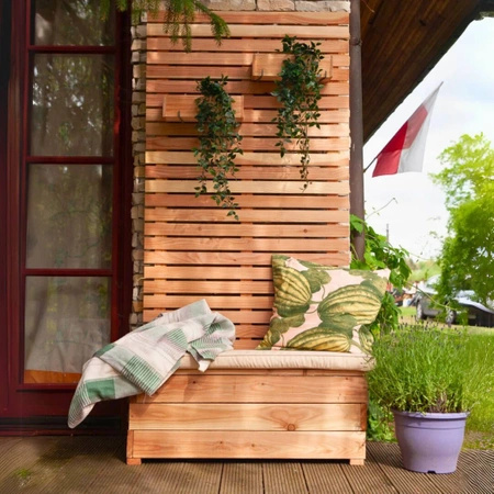 Maceta de panel de alerce Larix h234 x 59 x 44