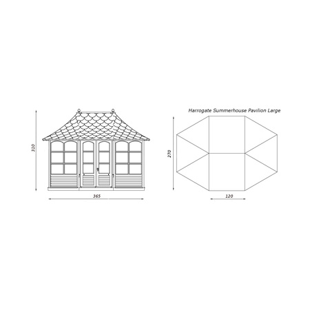 Altana zamykana Harrogate Pavilion