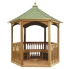 Gazebo Brompton con tegole canadesi Grande (h 310 x 270 x 240 cm)