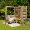 Milton Contemporary Corner Arbour