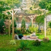 Runde Pergola aus Holz