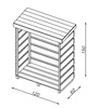 Leñero h150x120x60