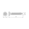 Wood screws 3.5 x 30 ( 8 pack)