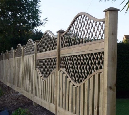 English Trellis Top with Omega Arch