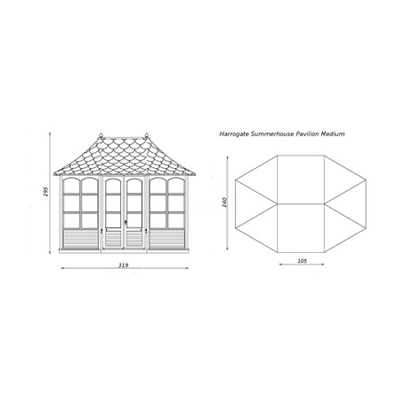 Altana zamykana Harrogate Pavilion