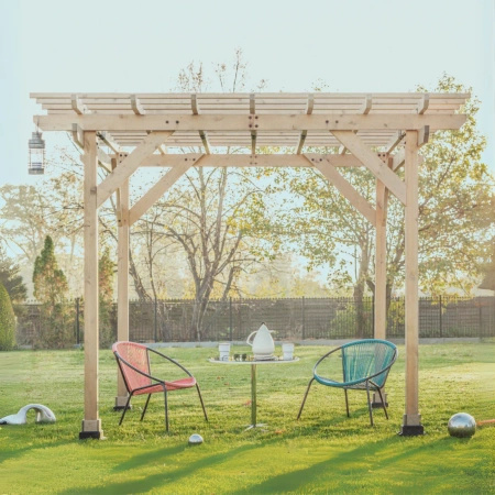 Pérgola Henley tradicional de madera