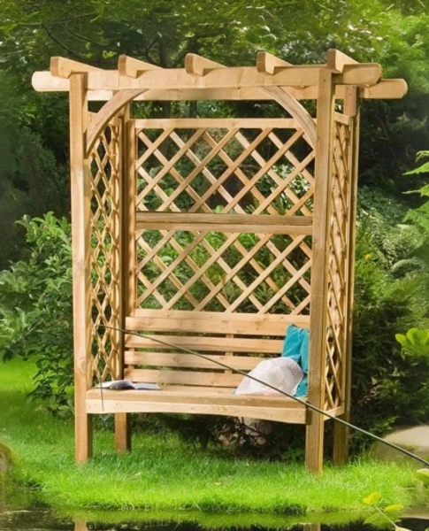 Pergola con Panca York